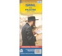 Carte routière : Israël - Palestine