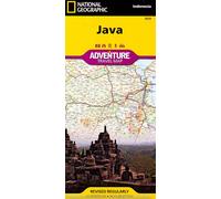 Carte routière - Java | National Geographic