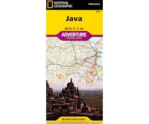 Carte routière - Java | National Geographic