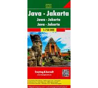 Carte routière - Java & Plan de Jakarta | Freytag & Berndt