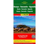 Collectif – Kenya, Tanzania, Uganda – Carte routière 1:2 000 000 – Freytag & Berndt