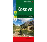 Carte routière - Kosovo | Freytag & Berndt