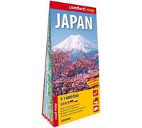 Carte routière laminée du Japon 1:1 400 000