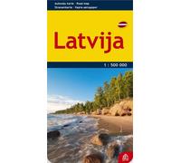 Carte routière - Lettonie - 1/500 000 | Jana Seta