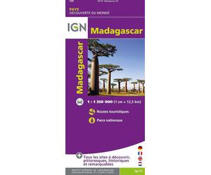 Carte routière - Madagascar | IGN