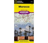 Carte routière - Maroc | National Geographic