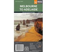 Carte routière - Melbourne à Adelaide (Australie) | Hema Maps