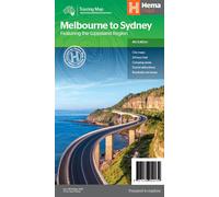 Carte routière - Melbourne à Sydney (Australie) | Hema Maps