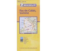Carte routière Michelin, numéro 301 : Pas-de-Calais - Somme