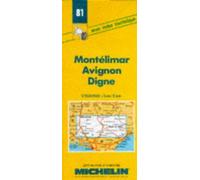 Carte routière : Montélimar - Avignon - Digne, 81, 1/200000