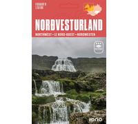 Carte routière n° 1 - Islande Nord-Ouest | Idnu