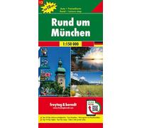 Carte routière n° 12 (Allemagne) - Munich et environs | Freytag & Berndt - 1/150 000