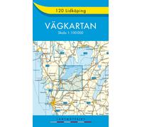 Carte routière n° 120 - Lidkoping, (Suède) | Norstedts - Vägkartan