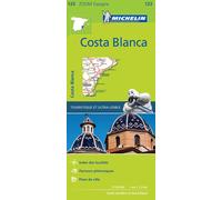 Carte routière n° 123 - Costa Blanca | Michelin - Zoom Espagne