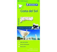 Carte routière n° 124 - Costa del Sol (Andalousie) | Michelin - Zoom Espagne