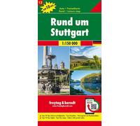 Carte routière n° 13 (Allemagne) - Stuttgart et environs | Freytag & Berndt - 1/150 000