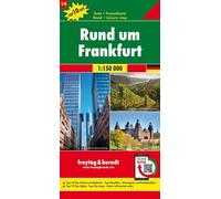 Carte routière n° 14 (Allemagne) - Francfort et environs | Freytag & Berndt - 1/150 000