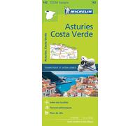 Carte routière n° 142 - Asturies & Costa Verde | Michelin - Zoom Espagne