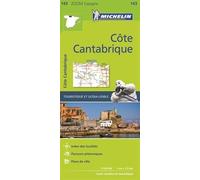 Carte routière n° 143 - Côte Cantabrique | Michelin - Zoom Espagne