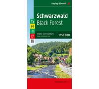 Carte routière n° 15 (Allemagne) - Forêt Noire | Freytag & Berndt - 1/150 000