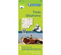 Carte routière n° 176 - Texas et Oklahoma (Etats-Unis) | Michelin