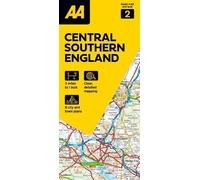Carte routière n° 2 - Angleterre Centre-sud | AA Publishing
