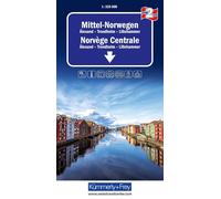 Carte routière n° 2 - Norvège Centrale, de Oslo à Alesund | Kümmerly & Frey