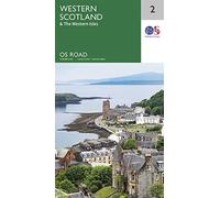 Carte routière n° 2 - Ouest de l'Ecosse & Western Isles | Ordnance Survey - Road