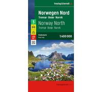 Carte routière n° 3 - Norvège Nord (autour de Narvik) | Freytag & Berndt