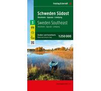 Carte routière n° 3 - Suède Sud-Est (Stockholm, Uppsala, Norrköping), | Freytag & Berndt