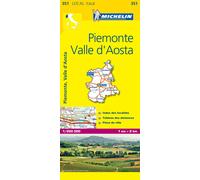 Carte routière n° 351 - Piémont & Vallée d'Aoste (Italie) | Michelin