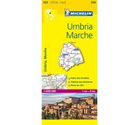 Carte routière n° 359 - Ombrie & Marches (région de Perugia et Ancone) | Michelin