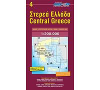 Carte routière n° 4 - Grèce Centrale | Road Editions