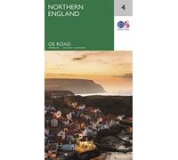 Carte routière n° 4 - Nord de l'Angleterre | Ordnance Survey - Road