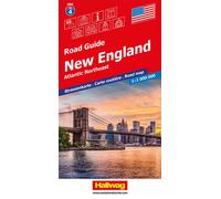 Carte routière n° 4 - Nouvelle Angleterre (USA) | Hallwag