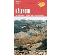 Carte routière n° 5 - Islande centrale, Haut Pays | Idnu