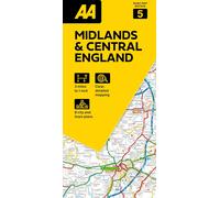 Carte routière n° 5 - Midlands & Centre de l'Angleterre | AA Publishing