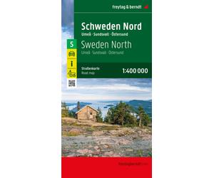 Carte routière n° 5 - Suède Nord (Östersund) | Freytag & Berndt