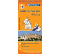 Carte routière n° 502 - Angleterre Nord & Midlands | Michelin