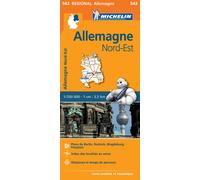Carte routière n° 542 - Allemagne Nord-Est | Michelin