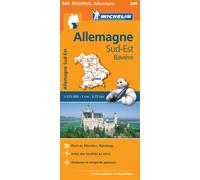 Carte routière n° 546 - Allemagne Sud-Est & Bavière | Michelin