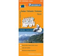 Carte routière n° 551 - Suisse Nord | Michelin