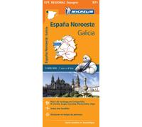 Carte routière n° 571 - Espagne Nord-Ouest (Galice) | Michelin
