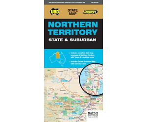 Carte routière n° 571 - Northern Territory State & Suburban | UBD Gregory's