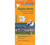 Carte routière n° 573 - Nord de l'Espagne (Pays Basque, Navarre, La Rioja) | Michelin