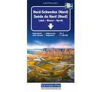 Carte routière n° 6 - Suède du Nord (Nord : Lulea, Kiruna, Narvik) | Kümmerly & Frey