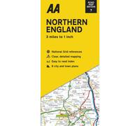 Carte routière n° 7 - Angleterre Nord | AA Publishing