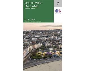 Carte routière n° 7 - Sud-ouest de l'Angleterre & sud du Pays de Galles | Ordnance Survey - Road