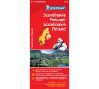Collectif Michelin – Carte nationale Scandinavie, Finlande – Échelle 1:1 500 000 – Broché