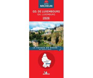 Carte routière n° 717 - Grand Duché de Luxembourg 2026 | Michelin